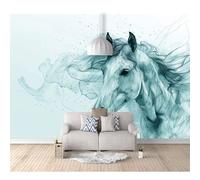 3D Mural Self-adhesive Wallpaper Abstract watercolor animal horse geometry 100x70cm Living Room Bedroom Wall Paper Sticker Home Decor for Restaurant Hotels Decoration