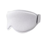 3D Nap Blindfold, Light Blocking Eye Cover Night Eye Cover with Adjustable Strap, Deep Memory Foam Eyes Shade Shield for Travel Sleeping, Bedroom Use