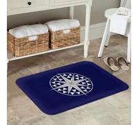 3D Nautical Compass Star Anti-Slip Doormat Floor Mat Dust-proo Carpet Rug for Home Bathroom Living Room Footpad Mats-40x60cm