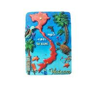 3d Nha Trang Vietnam souvenir Aimant de réfrigérateur, maison et décoration de cuisine Vietnamienne Aimant de réfrigérateur