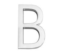 3D NuméRo Plaque Maison Flottante Sticker Autocollant Signe 0-9 Lettre A-F 6cm Porte BoîTe Aux Lettres ExtéRieure Appartement Chambre HôTel Adresse DéCor ExtéRieur Alphabet NuméRique Signalisation (B)