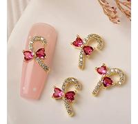 3D ongles Noël flocon de neige bijoux ongles métal clous clous art père Noël cloche chaussette pour manucure conseils
