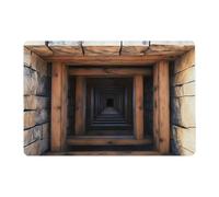 3D Optical Illusion Doormat - 23.62 inches Floor Rug | Velvet Carpet - Modern Non-Slip Velvet 3D Illusion Rug for Kitchen Bathroom Porch Indoor Outdoor Decor and Halloween Entrance Use