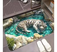 3D Optical Illusion Rug - Optical Illusion Rug Hole Dog Gets Scared of 3D Carpet Rugs That Looks Like a Hole as Test & Game with Your Cat Or Dog (H,L)