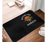 3D Paillassons 3D personnalisés Miyagi Dojo Karate Kid Paillassons Antidérapants Cobra Kai Anime Manga Cuisine Salle de Bain Tapis de Jardin -60x90cm