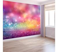 3D Panoramique Murale Motif De Paillettes Lumineuses De Rêve Papier Peint Intissé 450 x 280 cm pour Salon Chambre Enfant Décoration Murale, Couleur Poster Tableaux Photo Muraux