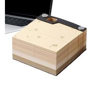 3D Paper Canving Notes | 3D Mémo Art Pad | Art en Papier Fonctionnel, Gravure Planificateur Multifonctionnel Vintage Motifs Bloc-Notes pour Bureau de Noël Pâques Salle de Classe