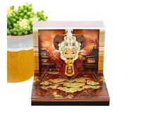 3D Paper Carving Art Calendar - 2027 Sheep Shape Memo Pad For Desk & Home