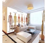 3D Papier Peint corps humain Salon Chambre Bureau Couloir Décoration Peinture Murale Moderne Décor Mural 200cm×140cm(LxH)
