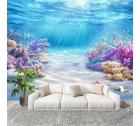 3D Papier Peint Intissé Murale ThèMe Sous-Marin Fantastique Moderne Décoration Murale Fresque Coloré Panoramique Fresque Murale Pour Salon & Chambre Fond Tv Décoration Facile À Poser 200x140 cm