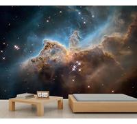 3D Papier Peint Mural Nébuleuse Fantastique Papier Peint Panoramique Ciel Étoilé Univers Galaxie Murale Cosmos Voie Lactée Espace Extra Atmosphérique pour Salon Chambre D'Enfant 390 X 260 cm