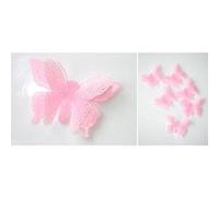 3D Papillon Autocollants Lumineux Art Vinyle Stickers Muraux Decal Mural Home Decor DIY E G