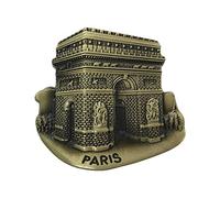 3D Paris France Arc de Triomphe Aimant de réfrigérateur en métal Souvenirs de voyage Aimant de réfrigérateur Décoration de maison et cuisine