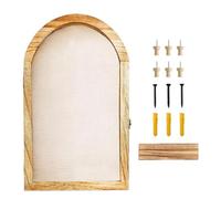 3D Photo Frame - Arch Holder for Picture | Display Case Wedding Holiday Keepsake Tabletop Wall Bedroom Living Room Office, Shadow Box Floating Art Gallery Portrait Desktop Wood Wooden Set