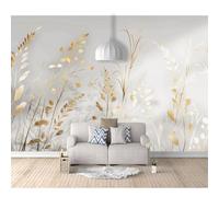 3D Photo Self-adhesive Wallpaper Simple golden grass 100x70cm Wall Art Posters Stickers for Living Room Tv Sofa Theme Hotel Corridor Background Painting