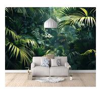 3D Photo Self-adhesive Wallpaper Wall Art Rainforests, forests, green nature 100x70cm Poster Decorative Stickers Background for Living Room Bedroom