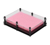3D Pin Art Board Pin Impression Jouet Conseil en 3 Dimensions Sculpture Forme Jouets Bureau Jouet De Bureau pour Enfants Adultes(Rose)