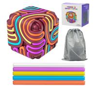 3D Planche D'activité Sensorielle, Sensory Activity Board, Jouet Anti-Stress en Silicone, Tableau D'activité pour Les Personnes Souffrant de TDAH pour Salle de Classe, Outil Apaisant pour l'Autisme