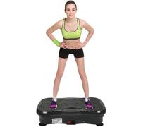 3D Plateforme Vibrante Technologie de Vibrations à Bascule Tactile LCD 150KG de Charge Télécommande et Bandes Elastiques d'Entraîn
