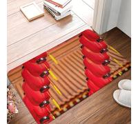 3D Po Lin Monastery, Lantau Island, Hong Kong Anti-Slip Floor Mat Rug for Kitchen Entrance Home Bedroom Footpad Mats-60x90cm