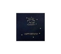 3D Pop-Up Musical Birthday Cake Card - Happy Birthday Greeting Card, Fun Postcard for Celebrations, 1 Pack