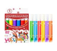 3D Popcorn Art Pen, Heat Activated ppuffy Paint Pen Set for Kids Crafts