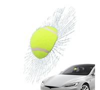 3D Prank Sticker Tricky Broken Glass, Verre Broket Verre 3D Car Sticker,Autocollants en verre de voiture de balle de tennis | Décalcomanie de fenêtre, décoration de pare-automobile pour les berlines,
