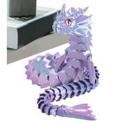 3D Printed Articulated Dragon - 17.32 inches Flexible Joints Fidget Toys | 3D Printing Flexible Articulated Dragon for Boys, Girls, Kids, Friends, Family, User-Friendly