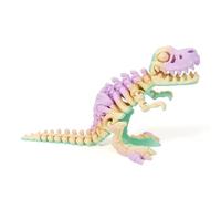 3D Printed Dinosaur 3-D Printed Stuff Tyrannosaurus Rex Skeleton Articulated pour Décoration Home Office Bureau Exécutif Cadeaux Fantaisie-Matte Rainbow||25cm/9.8in