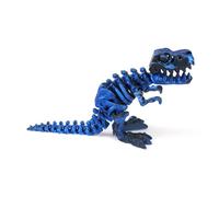 3D Printed Dinosaur 3-D Printed Toys Tyrannosaurus Rex Skeleton Articulated pour Décoration Home Office Bureau Exécutif Cadeaux Fantaisie-Laser Blue Black||25cm/9.8in