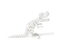 3D Printed Dinosaur 3-D Printed Toys Tyrannosaurus Rex Skeleton Articulated pour Décoration Home Office Bureau Exécutif Cadeaux Fantaisie-White||25cm/9.8in