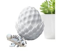 3D Printed Dragon - Egg Articulated Wings Desk Toy | Fidget Stress Relief Figure Fantasy Decorative Sculpture for Home, Office Desk, Bookshelf, Travel, Holiday Or Sports Enthusiasts