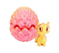 3d Printed Dragon Egg, Flexible Dragon Figurine, Convenient Lightweight Sturdy, Cute Decorative Toy, Home Decor for Living, Room, Bedroom, Kitchen, Dining