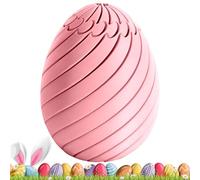 3D Printed Egg Fidget, Rotating Puzzle Toy, Easter Sensory Toy for Calm Focus, Interlocking Twist Puzzle, Handheld Fidget Accessory, Prize Toys for Kids Adults Office Desk