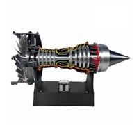 3D Printed Engine Kit - Turbojet Engine Model for Experimental Scientists, Mini Aircraft Jet Engine