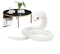 3D Printed Fidget Animals - 3d printed snake toy, 2.5 Ft Realistic Collectible 3Dd Printeed Snakee, Flexible Articulated Snake, articulated fidget toys for kids, Snakes for Desk Home Decoration