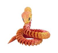 3D Printed Fidget Animals - 3d printed snake toy, 2.5 Ft Realistic Collectible 3Dd Printeed Snakee, Flexible Articulated Snake, articulated fidget toys for kids, Snakes for Desk Home Decoration