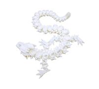 3D Printed Fidget Dragon - Crystal Style Articulated Figure, Multi Joint Flexible Body Detailed Texture, Lightweight Durable Construction Interactive Display Model | Ideal for Holiday Party Decoration