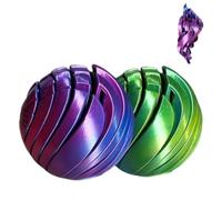 3D Printed Fidget Slime Ball Toy, Sensation Stress Decrease Gear Sphere Fidget Toy with Liquid Flow Effect, Twistable Desk Toys for Anxiety Relaxation Office Home Travel