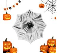 3D Printed Fidget Toy - Interactive Ghost Figure for Sensory Play and Seasonal Display | PLA Material with Articulated Moving Structure, Decorative Desk Accessory for Home Travel Office, 9x9x1.4cm