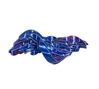 3D Printed Fidget Toys | Gradient Color Design | 4.5x4.5x4.7cm | 3D Printed Spiral Egg Fidget | Easter Basket Stuffer Filler | Colorful Desktop Ornament | for Home | Bedroom | Shelf