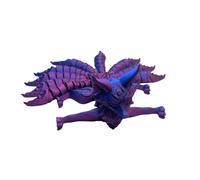 3D Printed Fox - ABS, 18x11x10cm Nine-Tailed DIY Stress Relieving Toy | Decorative Collectible Fox Fidget Toy, Movable Posable Kids Toys for Home, Office, Playroom, Gift, Desk Decoration