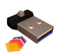 3D Printed Giant USB Organizer | 3D Desk Note Holder With Hidden Storage Compartment, Magnetic Closure, Included 6 Colorful Stencils, For Home, School, Offices, Holiday, Travel, Daily, Bedroom