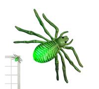 3D Printed Luminous Spider, Glow in Dark Halloween Prop, 9.06x5.71 inches, Realistic Creepy Design, Sturdy Lightweight Build, Haunted House Decoration for Porch, Garden, Party, School Display