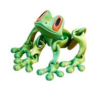 3D Printed Magnetic Frog - 10x4x2cm | Fridge Magnet | Magnetic Decor for Kitchen, Office, Home, and Decorative Display Car Desk Locker