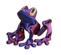 3D Printed Magnetic Frog - 10x4x2cm | Fridge Magnet | Magnetic Decor for Kitchen, Office, Home, and Decorative Display Car Desk Locker