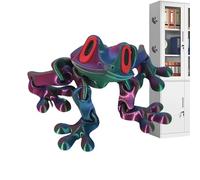 3D Printed Magnetic Frog - 10x4x2cm | Fridge Magnet | Magnetic Decor for Kitchen, Office, Home, and Decorative Display Car Desk Locker