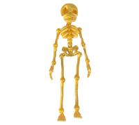 3D Printed Poseable Skeleton & Skull Magnets, Posable Fridge Magnets,Mini Articulated Fridge Magnet with Movable Joints Magnetic Decorations for Halloween, Office, Or Locker Gecorations