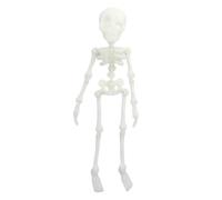 3D Printed Poseable Skeleton & Skull Magnets, Posable Fridge Magnets,Mini Articulated Fridge Magnet with Movable Joints Magnetic Decorations for Halloween, Office, Or Locker Gecorations