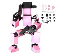 3d Printed Toys - Versatile Unique Movable 3d Robot Action Figure | Fidget Sensory Models, Fun Novelty Items, Changeable Flexible Printed Action Figures Set for Painting, Friends, Photography Props